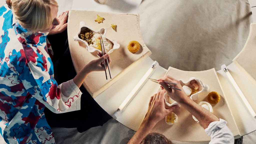 Shared meals inspire performance, art, and biodesign by connecting people and their inner ecosystems, transforming eating into a social and biological experience